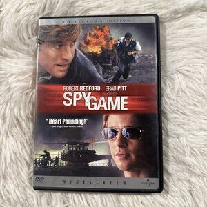 Spy Game DVD tested working Brad PittRated R action flick